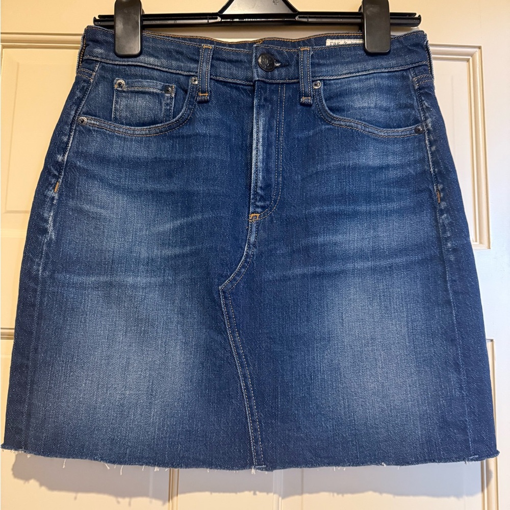 Rag & Bone - denim mini skirt sz 26